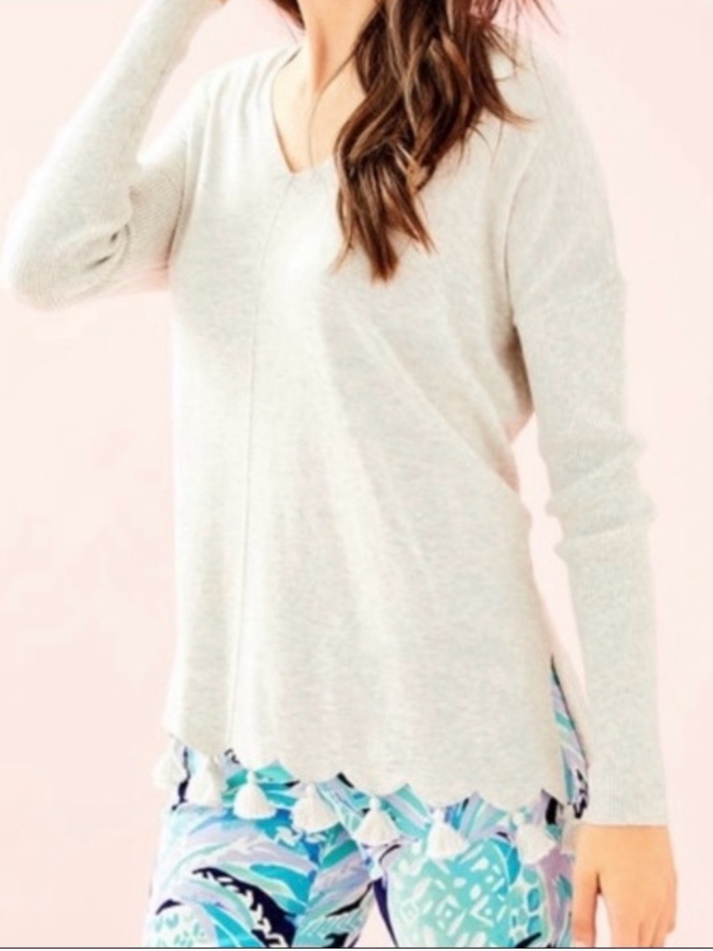 Lilly Pulitzer Martine Tassel Sweater